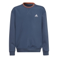 adidas Pulower Crew Fleece All SZN Sweatshirt stalowy niebieski chłopcy